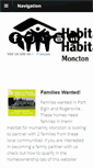 Mobile Screenshot of habitatmoncton.com