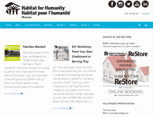 Tablet Screenshot of habitatmoncton.com